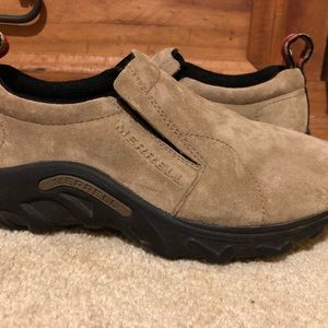 Merrell Jungle Moc Suede Slip On Shoes Big Kid size 5.5